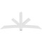 Ekena Millwork Alberta Architectural Grade PVC Gable Bracket, 96"W x 40"H x 4"D x 6"F, 10/12 Pitch GBP096X40X0406ALB00 - alternate 2